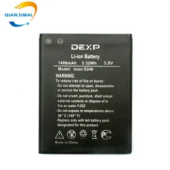5PCS New 100% high Quality Ixion E240 E 240 Battery for Dexp Ixion E240 Mobile Phone + Tracking Number
5PCS New 100% high Quality Ixion E240 E 240 Battery for Dexp Ixion E240 Mobile Phone + Tracking Number