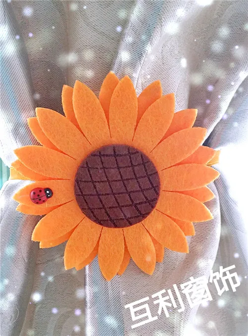 Home Decor non-woven cloth Yellow sunflowers curtain cloth belt magnet curtain hook buckle clip 2pcs/lot free shipping
Home Decor non-woven cloth Yellow sunflowers curtain cloth belt magnet curtain hook buckle clip 2pcs/lot free shipping