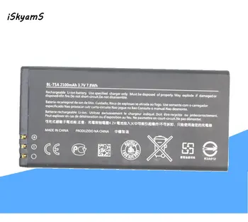 iSkyamS 10x 2100mAh Replacement Li-ion BL-T5A battery for Nokia Lumia 550 bl-t5a 3.7 V
iSkyamS 10x 2100mAh Replacement Li-ion BL-T5A battery for Nokia Lumia 550 bl-t5a 3.7 V