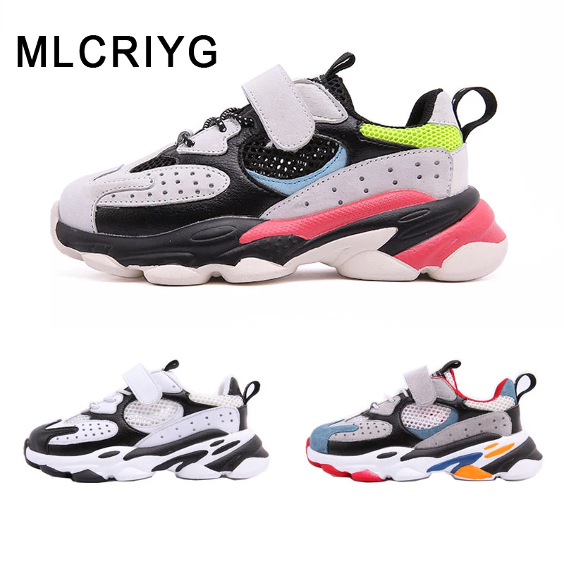 2019 Autumn Kids Mesh Shoes Baby Girls Genuine Leather Sport Sneakers Children Casual Shoes Boys Clunky Sneakers Brand Trainer
2019 Autumn Kids Mesh Shoes Baby Girls Genuine Leather Sport Sneakers Children Casual Shoes Boys Clunky Sneakers Brand Trainer