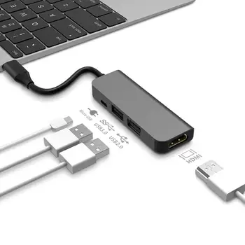 For MacBook Pro Samsung Galaxy S8 Huawei P20 Pro USB C HUB Type C to 4K HDMI Hub USB 3.0 USB2.0 Adapter Micro USB Charging Port
For MacBook Pro Samsung Galaxy S8 Huawei P20 Pro USB C HUB Type C to 4K HDMI Hub USB 3.0 USB2.0 Adapter Micro USB Charging Port