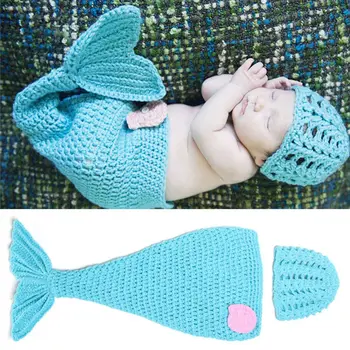 Newborn Baby Girls Fish Tail Blanket Romper Sleeping Bag Clothes Outfits Costume Photo Wrap Props fotografia newborn crochet
Newborn Baby Girls Fish Tail Blanket Romper Sleeping Bag Clothes Outfits Costume Photo Wrap Props fotografia newborn crochet