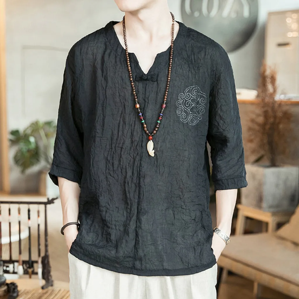 JAYCOSIN Solid Shirt Men Summer Sport Men Shirts With Print Top Three Quarter Sleeve Cotton Linen Man Plus Size Blouse May7 P35
JAYCOSIN Solid Shirt Men Summer Sport Men Shirts With Print Top Three Quarter Sleeve Cotton Linen Man Plus Size Blouse May7 P35