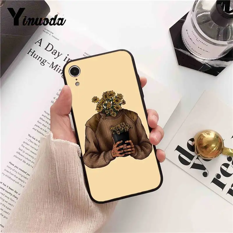 Cartoon girl eye face flower fashion Love Heart