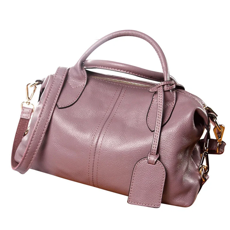 Ougger Women Messenger Bags Shoulder Bags England Style Purple Boston Bag Genuine Leather for Versatile
Ougger Women Messenger Bags Shoulder Bags England Style Purple Boston Bag Genuine Leather for Versatile