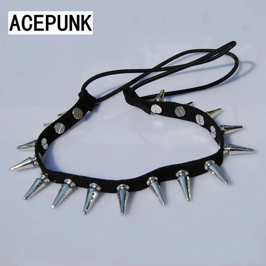 2018 Fashion Punk Spike Elastic Collar Gothic Accessories Choker Necklace Women Colar Kolye Necklaces & Pendants Collares
2018 Fashion Punk Spike Elastic Collar Gothic Accessories Choker Necklace Women Colar Kolye Necklaces & Pendants Collares
