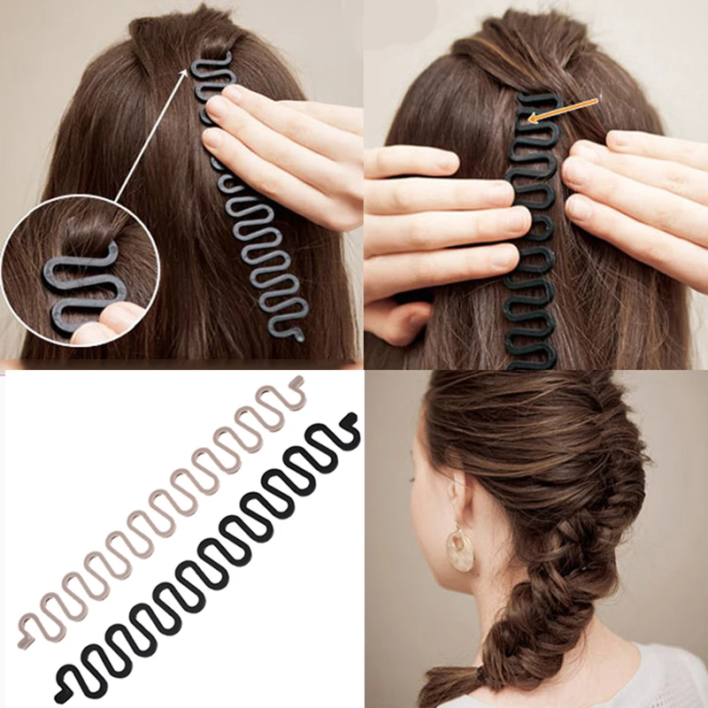 MISM Women Fashion Magic French Hair Braiding Tool Waves Braider Roller DIY Hair Twist Styling Bun Maker Bands Twist Accessories 
MISM Women Fashion Magic French Hair Braiding Tool Waves Braider Roller DIY Hair Twist Styling Bun Maker Bands Twist Accessories