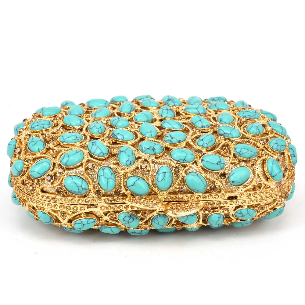 Jade stone woman evening bag Jade stone woman evening bag