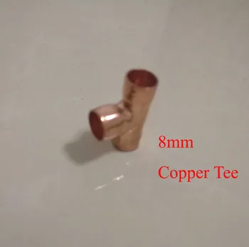 Head Inner diameter: about 8mm, Copper Tee Refrigeration Air condition Welding Pipe Fittings
Head Inner diameter: about 8mm, Copper Tee Refrigeration Air condition Welding Pipe Fittings