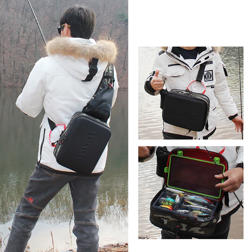 ilure Outdoor Portable Recreation Bag Nylon Fabric Multi-Purpose Fishing Bag 2019 Multifunctional Crossbody Bags Storage Bag
ilure Outdoor Portable Recreation Bag Nylon Fabric Multi-Purpose Fishing Bag 2019 Multifunctional Crossbody Bags Storage Bag