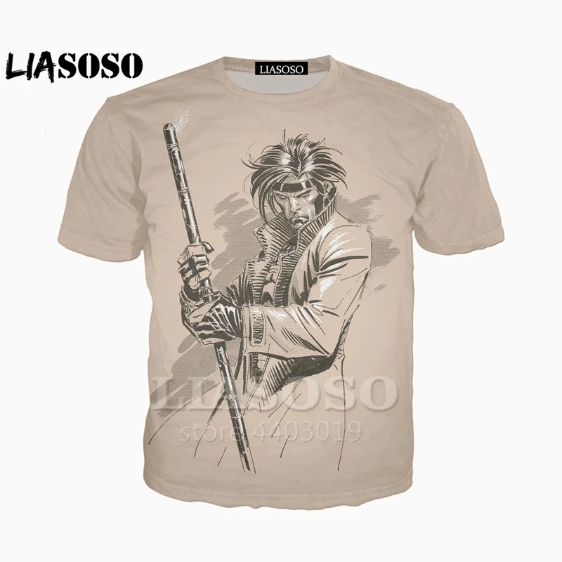 LIASOSO New Famous Anime Comics Gambit Tees 3D Print t shirt/Hoodie/Sweatshirt Unisex Hip Hop Harajuku Funny Tops hoodie A049-26
LIASOSO New Famous Anime Comics Gambit Tees 3D Print t shirt/Hoodie/Sweatshirt Unisex Hip Hop Harajuku Funny Tops hoodie A049-26