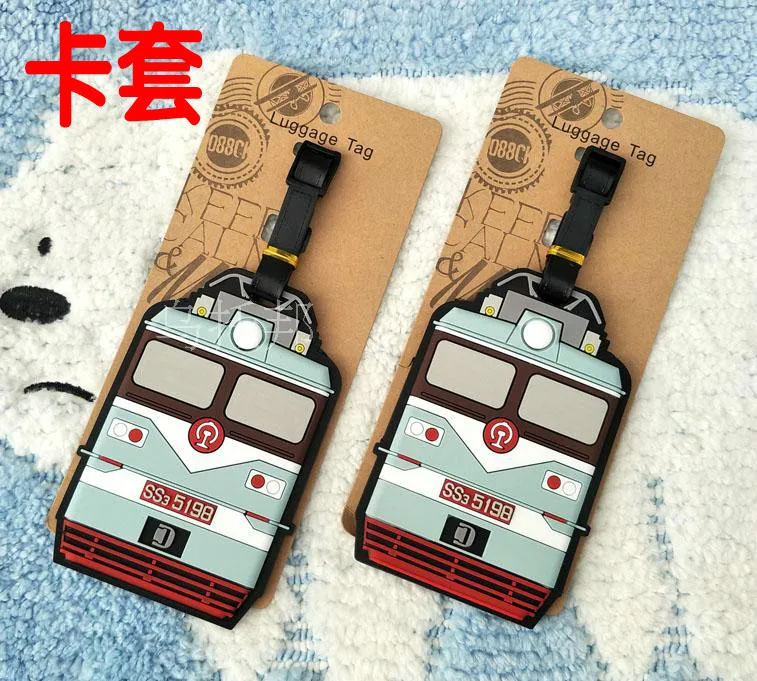Suitcase Travel Bag Trolley Locomotive Three Dimensional Soft Glue Luggage Boarding Card Identification Public Transport Cover
Suitcase Travel Bag Trolley Locomotive Three Dimensional Soft Glue Luggage Boarding Card Identification Public Transport Cover