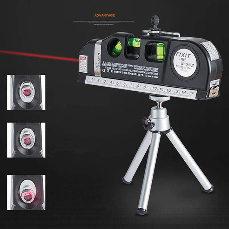 Accurate Laser Level Multipurpose Laser Level Lever with tripod Cross Projects Horizontal Vertical Laser Light Beam Measure Tape
Accurate Laser Level Multipurpose Laser Level Lever with tripod Cross Projects Horizontal Vertical Laser Light Beam Measure Tape