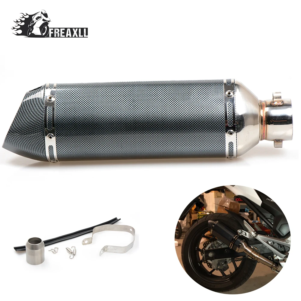 36-51MM Universal motorcycle racing Exhaust Modified Moto Escape Muffle pipe fit most motorcycle ATV Scooter For Kawasaki Ninja
36-51MM Universal motorcycle racing Exhaust Modified Moto Escape Muffle pipe fit most motorcycle ATV Scooter For Kawasaki Ninja