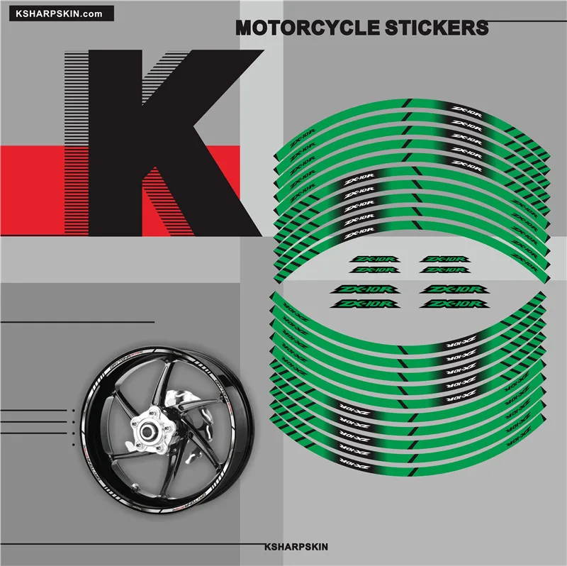 New sale Motorcycle inner wheel zx10r Stickers rim reflective decoration decals Fit KAWASAKI ZX-10R
New sale Motorcycle inner wheel zx10r Stickers rim reflective decoration decals Fit KAWASAKI ZX-10R