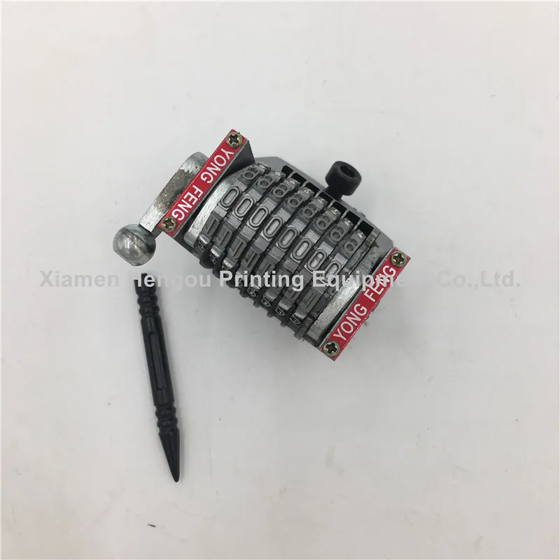 2 Pieces New 8 digits Numbering Machine for Printing, Vertical Backward 098765...
2 Pieces New 8 digits Numbering Machine for Printing, Vertical Backward 098765...