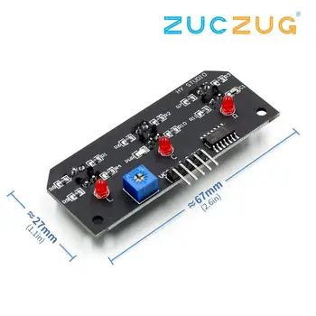 TCRT5000 3 Road Tracing Sensor Robot Tracing Module Line Module Robot Accessories
TCRT5000 3 Road Tracing Sensor Robot Tracing Module Line Module Robot Accessories