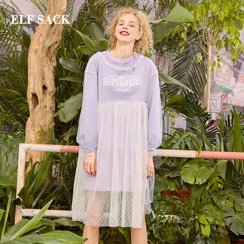 ELFSACK 2019 New Oversized Dress Woman Letter Full O-Neck Ladies Dresses Streetwear Print Bohemian Femme Dress Female Vestido
ELFSACK 2019 New Oversized Dress Woman Letter Full O-Neck Ladies Dresses Streetwear Print Bohemian Femme Dress Female Vestido
