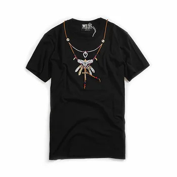 2019 New Short Sleeve Tee Shirt Feather Embroidery T Shirts Brand O-neck Loose Summer T-shirt for Mens Casual Tshirt Homme B134
2019 New Short Sleeve Tee Shirt Feather Embroidery T Shirts Brand O-neck Loose Summer T-shirt for Mens Casual Tshirt Homme B134