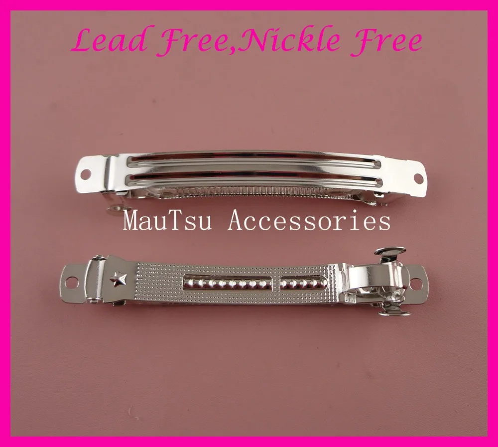 10PCS 10mm*10.0cm 4.0" Silver finish Plain metal French Barrettes with three locks at lead free nickle free DIY hair accessories
10PCS 10mm*10.0cm 4.0" Silver finish Plain metal French Barrettes with three locks at lead free nickle free DIY hair accessories