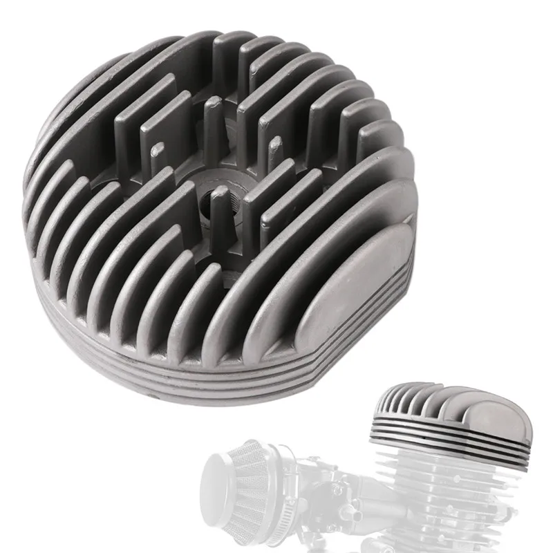 New 1Pcs Silver Racing CNC Cycle Cylinder Head Replace High Quality Fit For 66cc 80cc Gas Motorized Bicycle Round
New 1Pcs Silver Racing CNC Cycle Cylinder Head Replace High Quality Fit For 66cc 80cc Gas Motorized Bicycle Round