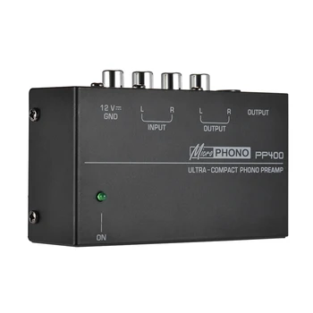 Ultra-Compact Phono Preamp Preamplifier With Rca 1/4 Inch Trs Interfaces Preamplificador Phono Preamp(Us Plug) 
Ultra-Compact Phono Preamp Preamplifier With Rca 1/4 Inch Trs Interfaces Preamplificador Phono Preamp(Us Plug)