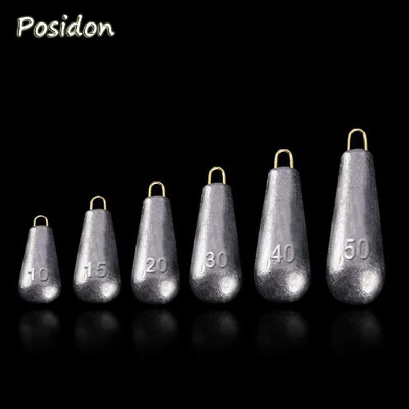 Posidon 5PCS/Lot Weight Size 10g/15g/20g/30g/40g/50g/60g/70g Water Droplets Lead Weights Fishing Oval Split Shot Lead Sinkers
Posidon 5PCS/Lot Weight Size 10g/15g/20g/30g/40g/50g/60g/70g Water Droplets Lead Weights Fishing Oval Split Shot Lead Sinkers