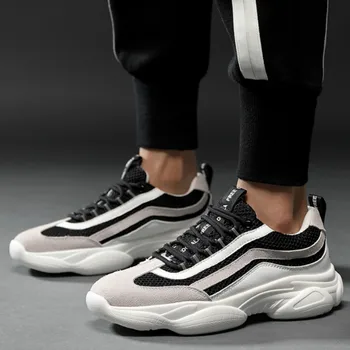 Spring and Autumn New Men Sneakers White Fashion Retro Platform Running Shoes Men footwear Breathable zapatos de mujer L1-35
Spring and Autumn New Men Sneakers White Fashion Retro Platform Running Shoes Men footwear Breathable zapatos de mujer L1-35