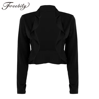 Fashion Women Casual Long Sleeve Cape Shawl Ruffles Draped Open Front Cardigan Coats And Jackets Women Winter overcoats Femme
Fashion Women Casual Long Sleeve Cape Shawl Ruffles Draped Open Front Cardigan Coats And Jackets Women Winter overcoats Femme