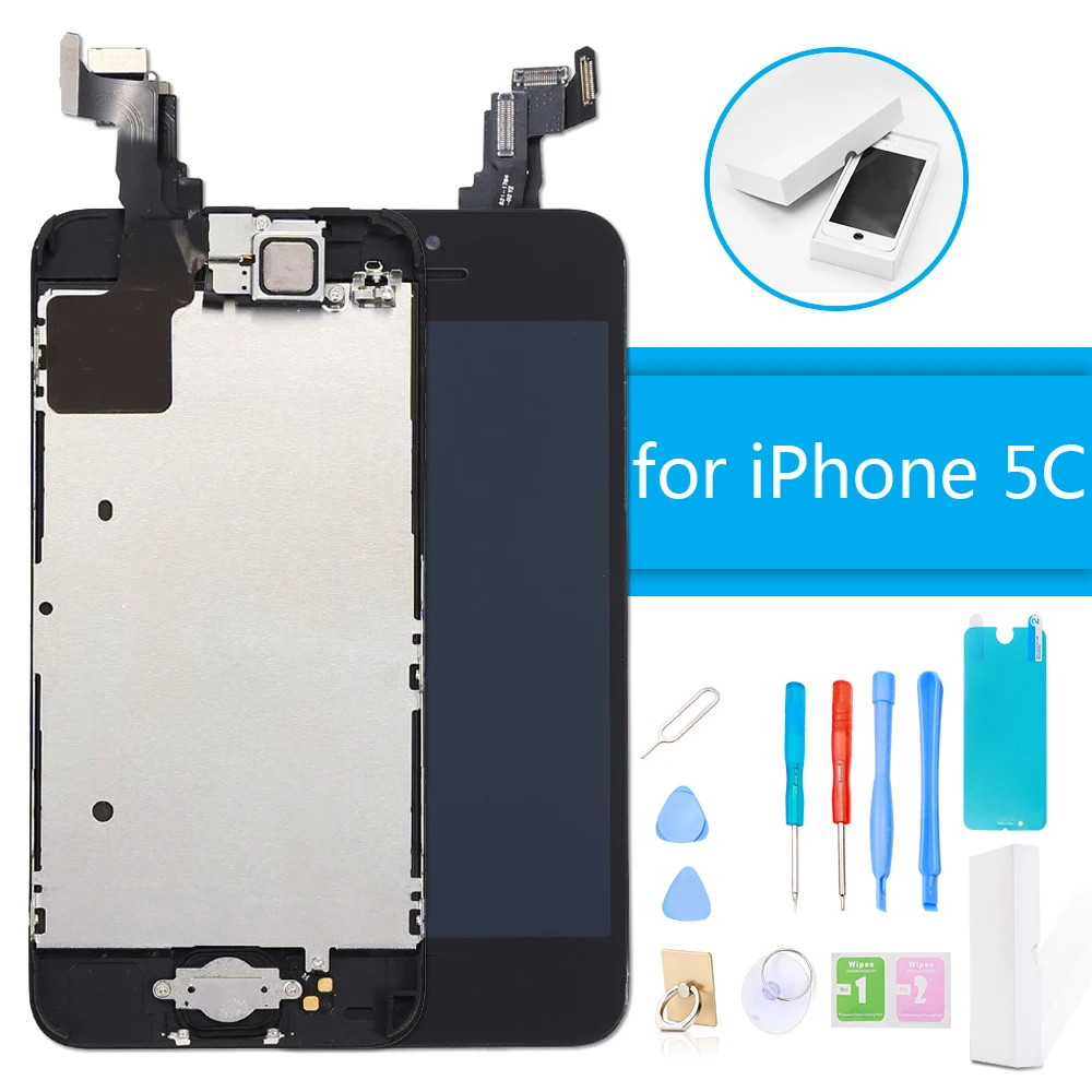 Luxury Suit LCD Screen for iPhone 5C Touch Screen Digitizer Display Full Assembly Complete for iPhone 5C With Parts + Tool
Luxury Suit LCD Screen for iPhone 5C Touch Screen Digitizer Display Full Assembly Complete for iPhone 5C With Parts + Tool