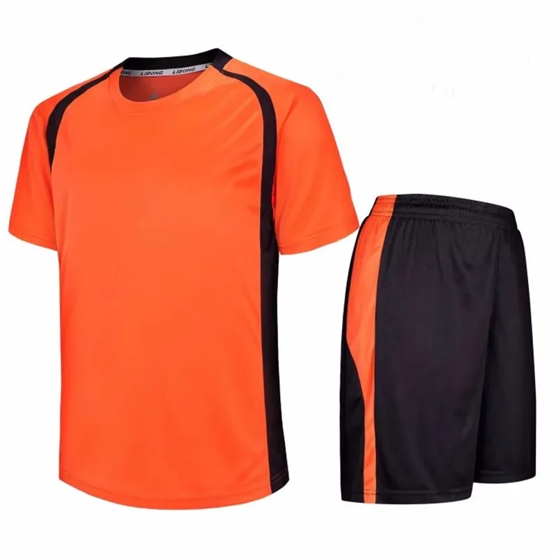 2018 New Men Sport Football Soccer Jerseys Uniforms futbol Training suit Breathable Short jersey set shirts Pants DIY Customized 2018 New Men Sport Football Soccer Jerseys Uniforms futbol Training suit Breathable Short jersey set shirts Pants DIY Customized