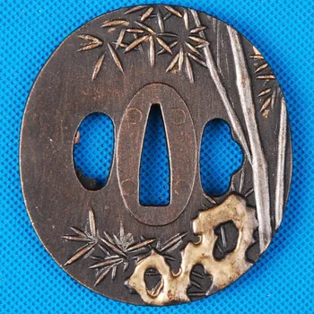 Exquisite Bamboo Carved Alloy Tsuba Hand Guard for Japanese Sword Samurai Katana or Wakizashi Delicate Sword Fitting HJ211
Exquisite Bamboo Carved Alloy Tsuba Hand Guard for Japanese Sword Samurai Katana or Wakizashi Delicate Sword Fitting HJ211