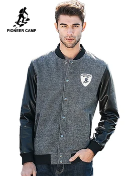 Pioneer Camp new Spring jacket men brand clothing fashion coat male Leather jacket baseball men bomber jacket for men 622022
Pioneer Camp new Spring jacket men brand clothing fashion coat male Leather jacket baseball men bomber jacket for men 622022