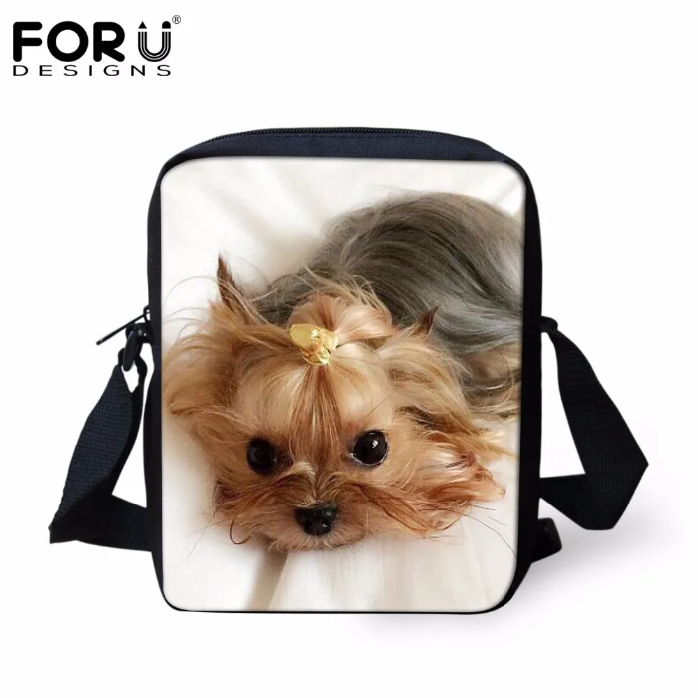 FORUDESIGNS Women Messenger Bags Cute Animal Yorkshire Dog Prints Small Handbags Messenger Bags for Ladies Brand Design Mochil
FORUDESIGNS Women Messenger Bags Cute Animal Yorkshire Dog Prints Small Handbags Messenger Bags for Ladies Brand Design Mochil