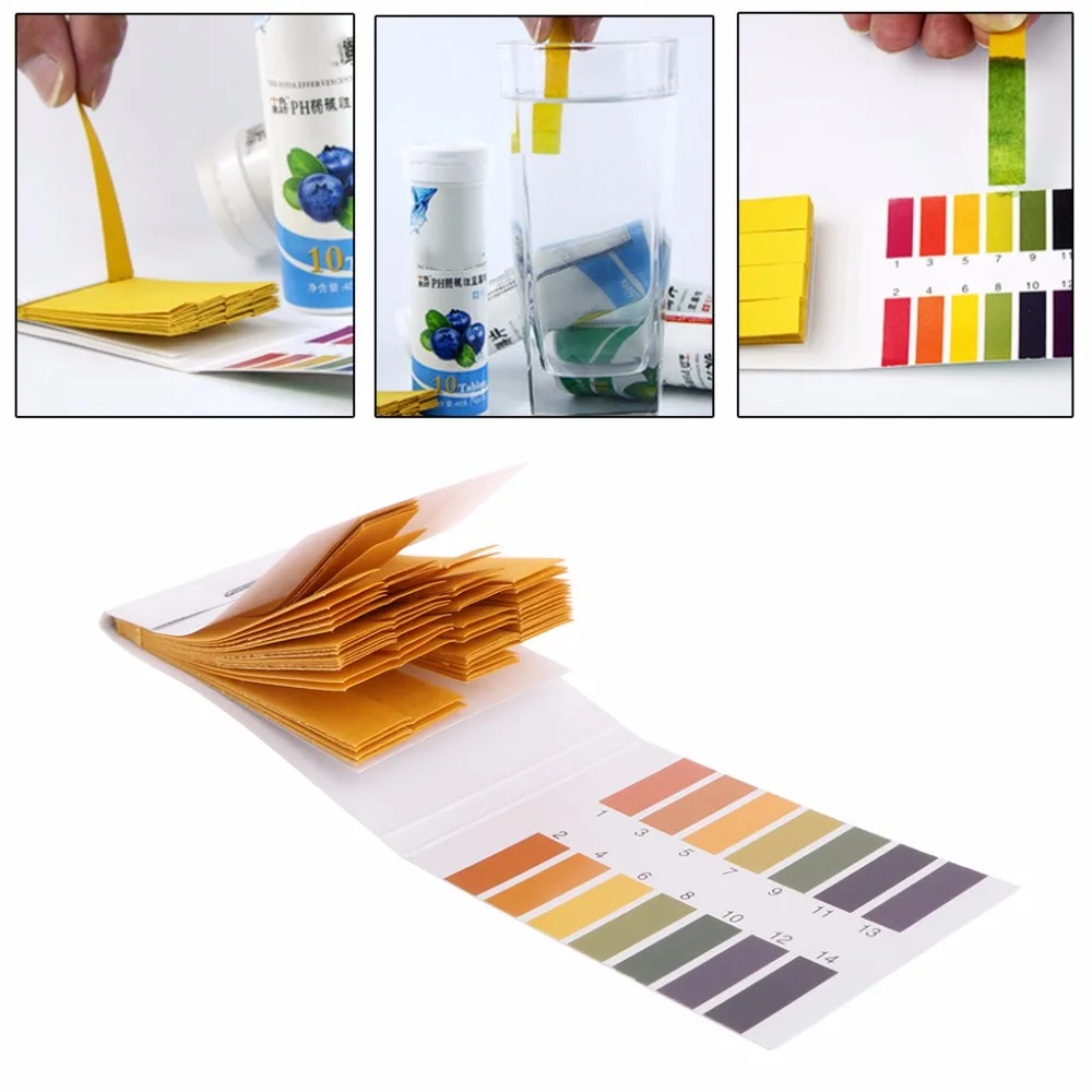 80 Pcs Test Paper 1-14PH Solution Strips Litmus Tool Kit Indicator Aquarium Fish Tank Pond Water Testing Paper C42
80 Pcs Test Paper 1-14PH Solution Strips Litmus Tool Kit Indicator Aquarium Fish Tank Pond Water Testing Paper C42