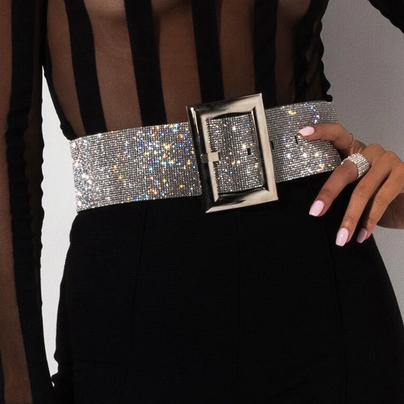 Fashion waist belt bride wide metal chain belt for women punk bright full rhinestone inlaid female Silver bling crystal diamond
Fashion waist belt bride wide metal chain belt for women punk bright full rhinestone inlaid female Silver bling crystal diamond