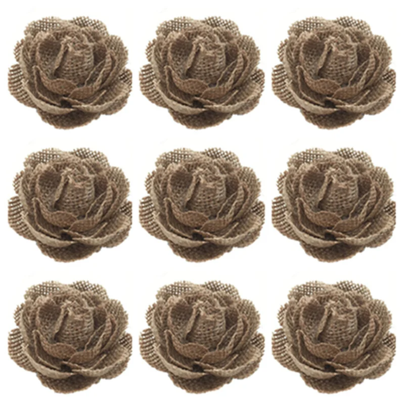 5pcs*Set Burlap Flowers Rose Embellishments for Weddings Decoration, Hair Accessories, Scrapbooking or Crafts AA8096
5pcs*Set Burlap Flowers Rose Embellishments for Weddings Decoration, Hair Accessories, Scrapbooking or Crafts AA8096