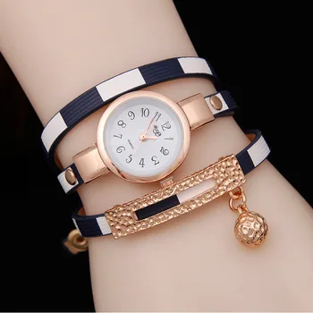 MINHIN Women Blue Leather Watches Quartz Wristwatch Ladies Dress Casual 3 Rows Leather Vintage Wristwatch Relogio Feminino 
MINHIN Women Blue Leather Watches Quartz Wristwatch Ladies Dress Casual 3 Rows Leather Vintage Wristwatch Relogio Feminino