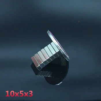 100pcs magnet 10x5x3mm Strong Rare Earth Block square Neodymium 10mmx5mmx3mm Permanent magnets 10x5x3 mm Neodymium 10*5*3mm 
100pcs magnet 10x5x3mm Strong Rare Earth Block square Neodymium 10mmx5mmx3mm Permanent magnets 10x5x3 mm Neodymium 10*5*3mm