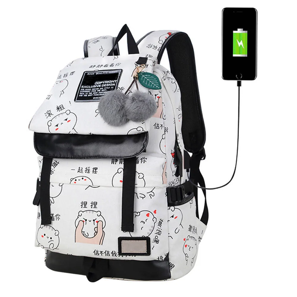 Fashion letters printing backpack usb bag for laptop women travel bags Drop shipping A#18
Fashion letters printing backpack usb bag for laptop women travel bags Drop shipping A#18