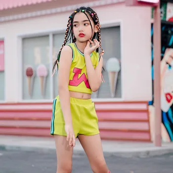 Hip Hop Costume Girls Children'S Day Cheerleader Costume Kids Modern Jazz Costume Kids Street Dance Clothing Stage Wear DQS1472 
Hip Hop Costume Girls Children'S Day Cheerleader Costume Kids Modern Jazz Costume Kids Street Dance Clothing Stage Wear DQS1472