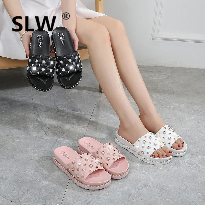 Shoes On A Wedge Glitter Slides Women's Slippers 2019 Platform Heeled Mules String Bead Jelly New Heels Wedges High Crystal
Shoes On A Wedge Glitter Slides Women's Slippers 2019 Platform Heeled Mules String Bead Jelly New Heels Wedges High Crystal