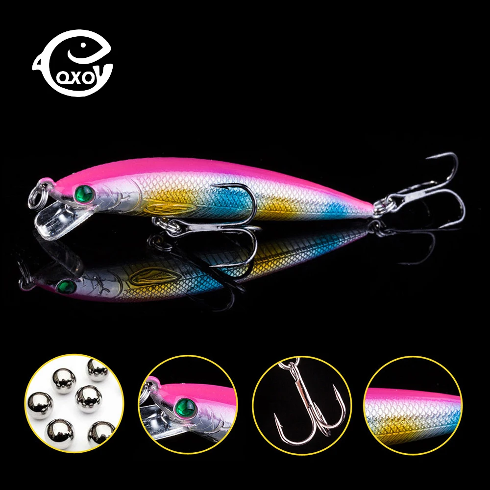 QXO minnow Crankbaits Float All For Fishing Bait For Fishing Insect Popper Fishing Lures Silicone wobble Artificial Bait Boat
QXO minnow Crankbaits Float All For Fishing Bait For Fishing Insect Popper Fishing Lures Silicone wobble Artificial Bait Boat