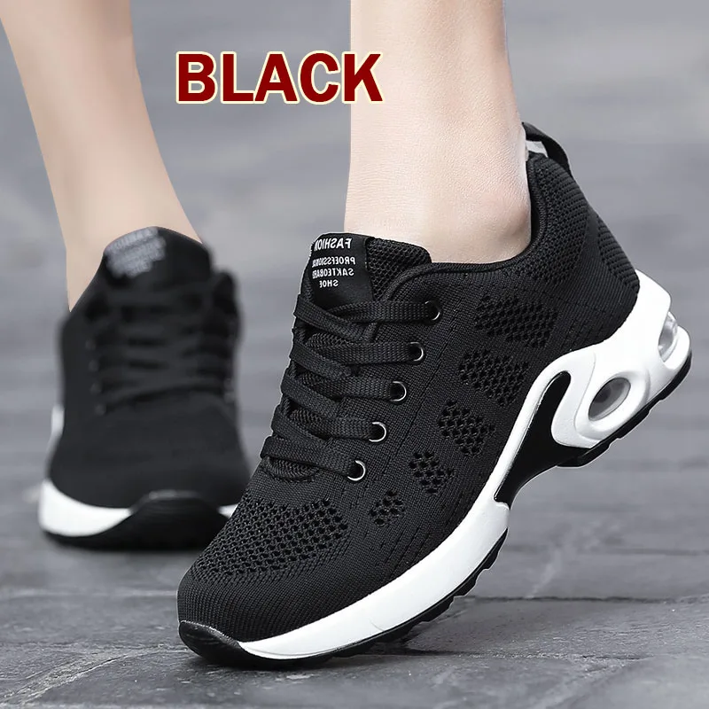 New Designer Women Running Shoes Breathable Mesh Outdoor Cushion Sport Shoes Woman Black Lightweight Walking Sneakers Zapatillas
New Designer Women Running Shoes Breathable Mesh Outdoor Cushion Sport Shoes Woman Black Lightweight Walking Sneakers Zapatillas