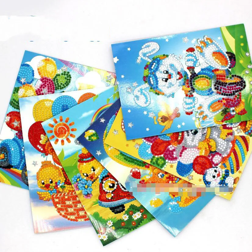 6pcs Diamond painting cartoon mini cartoon animal greeting postcard craft DIY children holiday greeting card
6pcs Diamond painting cartoon mini cartoon animal greeting postcard craft DIY children holiday greeting card