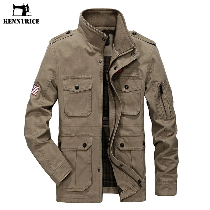 KENNTRICE Men Jacket Spring Trench Coat Stand Collar Cotton Pilot Jacket Breathable Military Mens Coat Windproof Outwear
KENNTRICE Men Jacket Spring Trench Coat Stand Collar Cotton Pilot Jacket Breathable Military Mens Coat Windproof Outwear