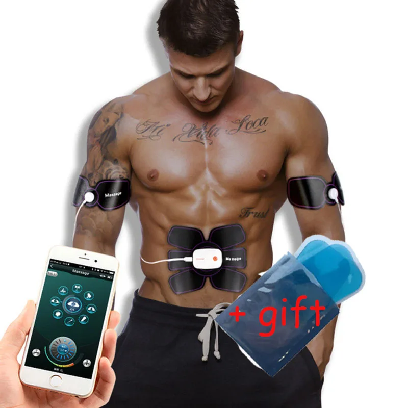 ABS EMS Wireless Muscle Stimulator Trainer Smart Fitness Abdominal Training Electric Weight Loss Stickers Body Slimming sticker
ABS EMS Wireless Muscle Stimulator Trainer Smart Fitness Abdominal Training Electric Weight Loss Stickers Body Slimming sticker