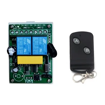 AC 110V 220V 2 CH 2CH Wireless Remote Control Light Switch Remote Relay Receiver Transmitter,315 433 MHz Toggle
AC 110V 220V 2 CH 2CH Wireless Remote Control Light Switch Remote Relay Receiver Transmitter,315 433 MHz Toggle