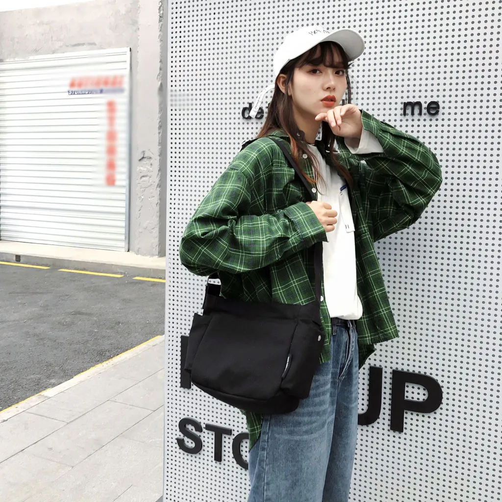 Fashion Canvas Crossbody Bag For Women 2019 Multi-purpose Shoulder Messenger Bag Ladies Girls Wild Student Bags Sac Main Femme
Fashion Canvas Crossbody Bag For Women 2019 Multi-purpose Shoulder Messenger Bag Ladies Girls Wild Student Bags Sac Main Femme