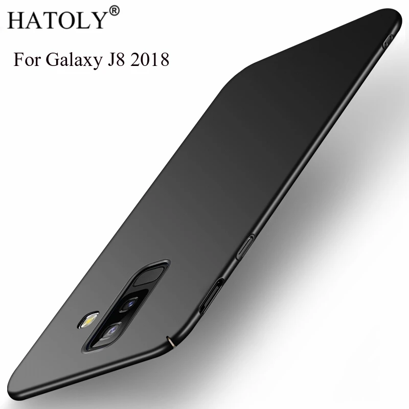 Для гладкого чехла Samsung Galaxy J8 2018 ультратонкий жесткий защитный чехол из